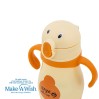 Θερμός μπουκάλι ανοξείδωτο "We Care", Beige Duck 300ml - NAVA