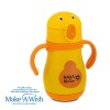 Θερμός μπουκάλι ανοξείδωτο "We Care", Yellow Duck 300ml - NAVA