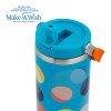 Θερμός tumbler ανοξείδωτο με καλαμάκι "We Care", Color Dots 900ml - NAVA Θερμός tumbler ανοξείδωτο με καλαμάκι "We Care", Color Dots 900ml - NAVA