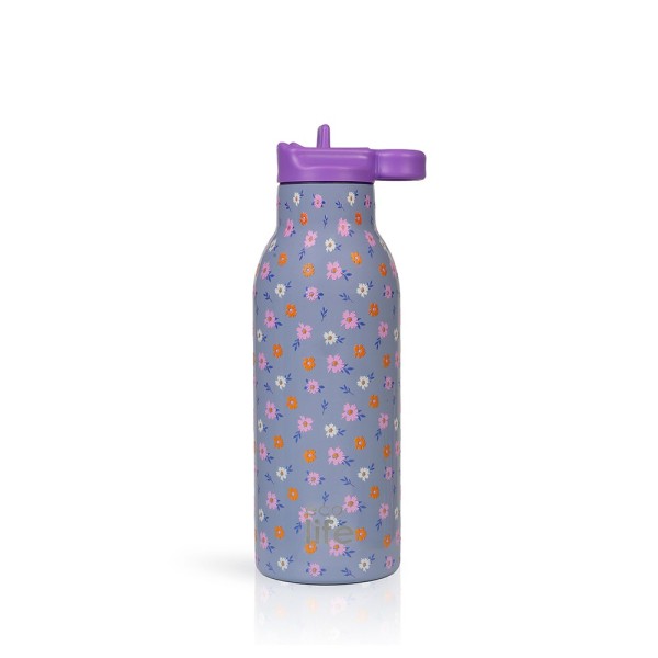 Flower Bloom Thermos 550ml | Με Εσωτερικό Καλαμάκι - Eco Life