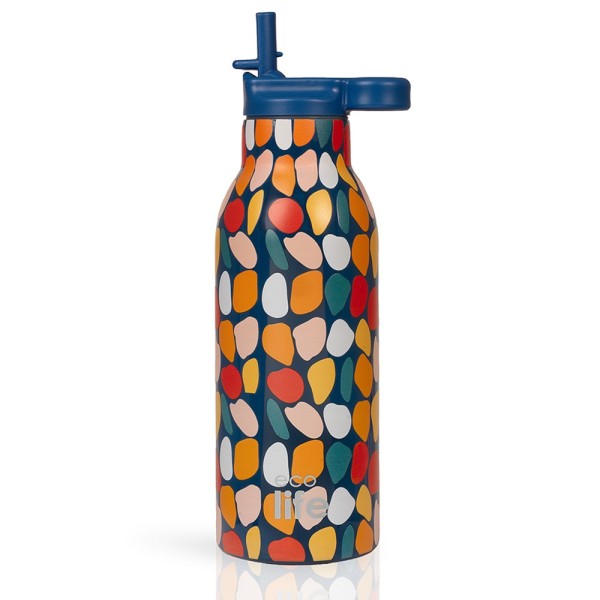 Stones Thermos 550ml | Με Εσωτερικό Καλαμάκι - Eco Life