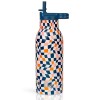 Color Squares Thermos 550ml | Με Εσωτερικό Καλαμάκι - Eco Life