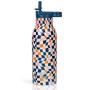 Color Squares Thermos 550ml | Με Εσωτερικό Καλαμάκι - Eco Life