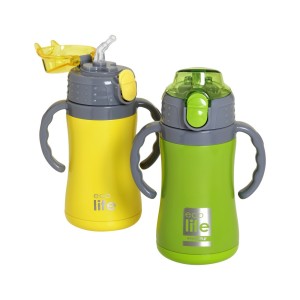 ΜΕΤΑΛΛΙΚΟ ΘΕΡΜΟΣ ΠΑΙΔΙΚΟ 300ml  κίτρινο - ECOLIFE