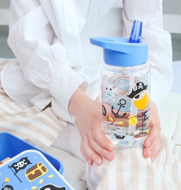 Παιδικό Παγούρι από Tritan 450ml-Pirates - A Little Lovely Company Παιδικό Παγούρι από Tritan 450ml-Pirates - A Little Lovely Company