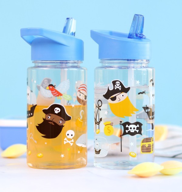 Παιδικό Παγούρι από Tritan 450ml-Pirates - A Little Lovely Company Παιδικό Παγούρι από Tritan 450ml-Pirates - A Little Lovely Company
