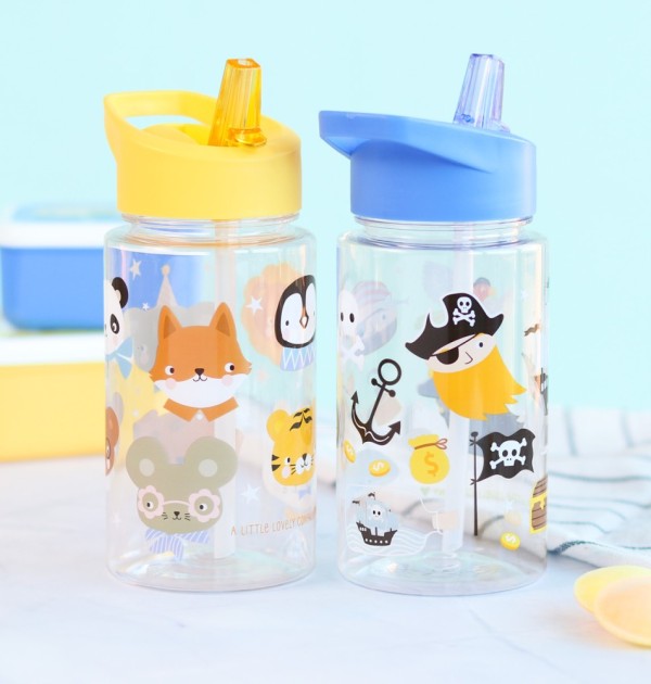 Παιδικό Παγούρι από Tritan 450ml-Pirates - A Little Lovely Company Παιδικό Παγούρι από Tritan 450ml-Pirates - A Little Lovely Company