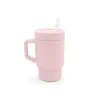 Παγούρι Σιλικόνης με Καλαμάκι Tumbler Ροζ