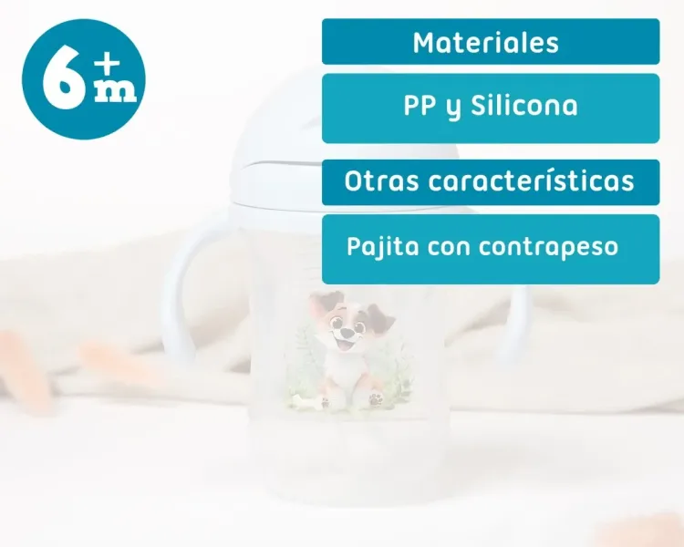 Παγούρι με Λαβές Σκυλάκι 300ml.6+Μ