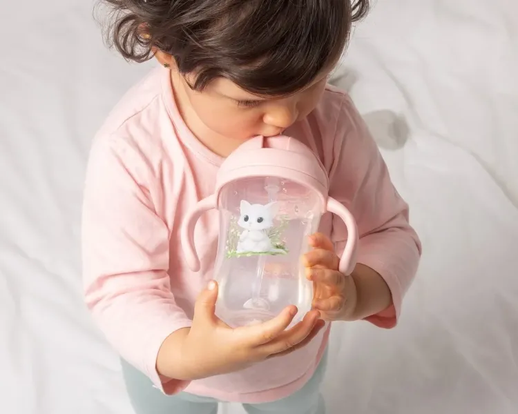Παγούρι με Λαβές Γατάκι 300ml.6+Μ