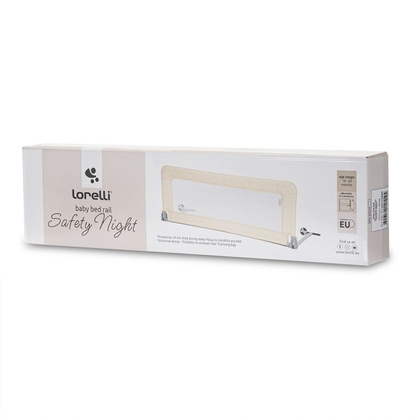 Baby Bed Rail SAFETY NIGHT 127cm  grey