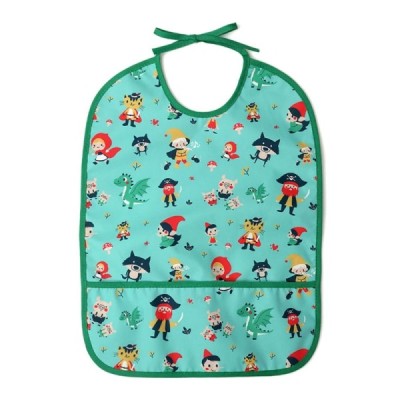 Αδιάβροχη Σαλιάρα με τσέπη Tales Μέντα