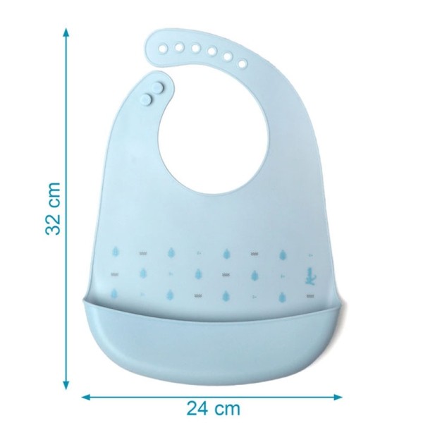 Σαλιάρα Σιλικόνης Petit Moments ΣΙΕΛ