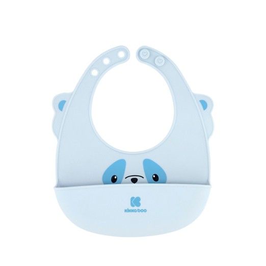 Σαλιάρα σιλικόνης Μπλε