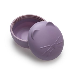 SILICONE BOWL W/LID CAT NEW ΜΠΟΛ ΣΙΛΙΚΟΝΗΣ 350ml