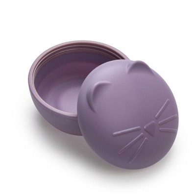 SILICONE BOWL W/LID CAT NEW ΜΠΟΛ ΣΙΛΙΚΟΝΗΣ 350ml