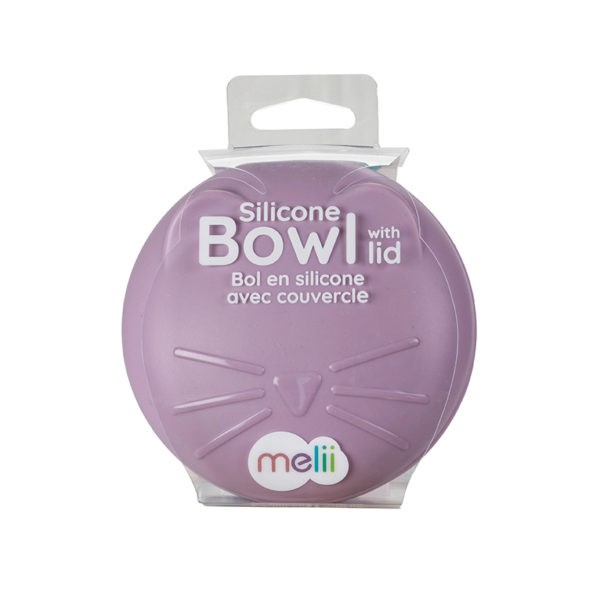 SILICONE BOWL W/LID CAT NEW ΜΠΟΛ ΣΙΛΙΚΟΝΗΣ 350ml