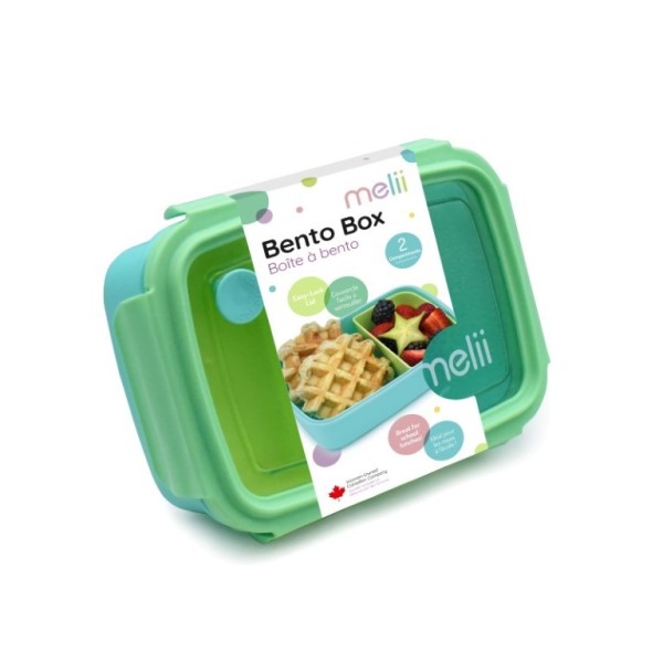 MELII BENTO ΦΑΓΗΤΟΔΟΧΕΙΟ 2 ΘΕΣΕΩΝ 880ml ΜΠΛΕ