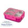 ΔΟΧΕΙΟ ΦΑΓΗΤΟΥ BENTO ΑΝΟΞΕΙΔΩΤΟ ΟΡΘΟΓΩΝΙΟ WE CARE MAGENTA 800ml - NAVA