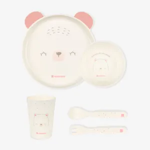 Tableware PP set Bear with me Pink