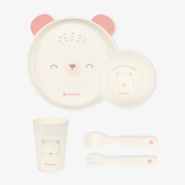 Tableware PP set Bear with me Pink