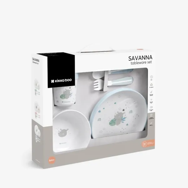 Tableware PP set Savanna Blue