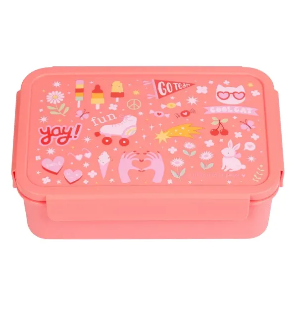 Δοχείο φαγητού Bento με χωρίσματα 1,2 L- Fun