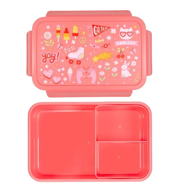 Δοχείο φαγητού Bento με χωρίσματα 1,2 L- Fun