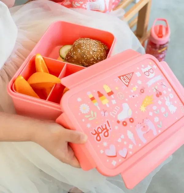 Δοχείο φαγητού Bento με χωρίσματα 1,2 L- Fun