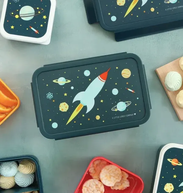 Δοχείο φαγητού Bento με χωρίσματα- 1,2 L- Space - A Little Lovely Company