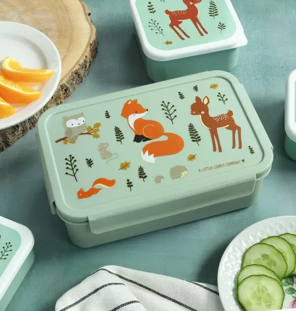 Δοχείο φαγητού Bento με χωρίσματα- 1,2 L- Forest Friends