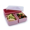 Melii – Bento Σιλικόνης 2 Θέσεων 700ml Blush/Berr