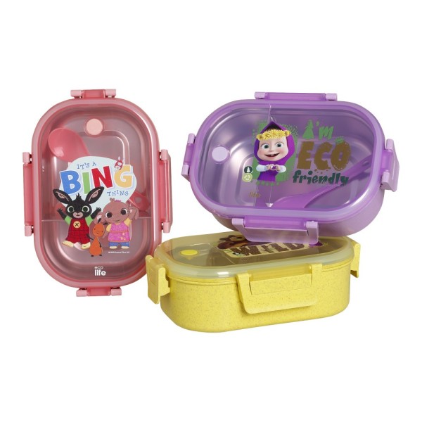 Food Container 'Masha - Eco Friendly' 900ML μωβ