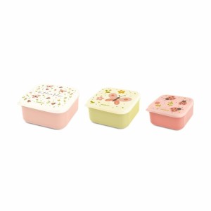 ΠΑΙΔΙΚΟ ΣΕΤ ΔΟΧΕΙΩΝ SNACKBOX-3 BUTTERFLY MINILAND