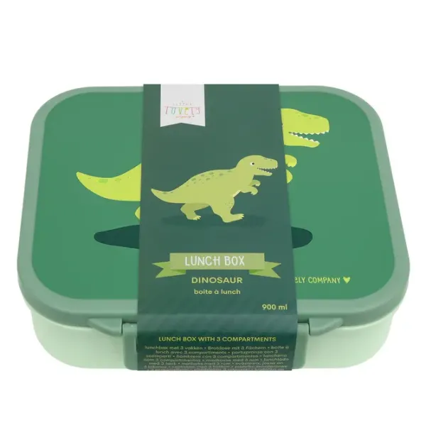 Δοχείο φαγητού Bento με χωρίσματα- 900ml - Dinosaur Δοχείο φαγητού Bento με χωρίσματα- 900ml - Dinosaur