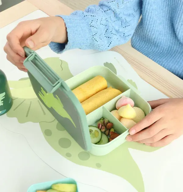 Δοχείο φαγητού Bento με χωρίσματα- 900ml - Dinosaur Δοχείο φαγητού Bento με χωρίσματα- 900ml - Dinosaur