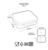 Δοχείο φαγητού Bento με χωρίσματα- 900ml - Dinosaur Δοχείο φαγητού Bento με χωρίσματα- 900ml - Dinosaur