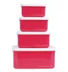 Σετ 4 δοχεία φαγητού Lunch & Snack Box -Cherries