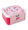 Σετ 4 δοχεία φαγητού Lunch & Snack Box -Cherries