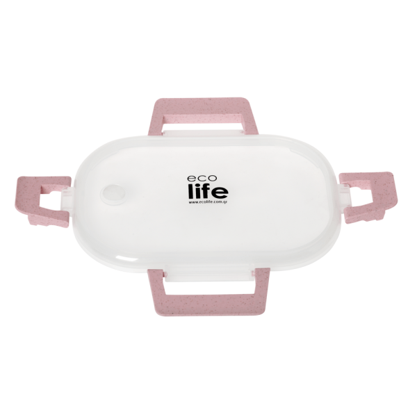 ΚΑΠΑΚΙ ΓΙΑ ΦΑΓΗΤΟΔ. LIGHT PINK 900ML - ECOLIFE
