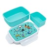 Bento Φαγητοδοχείο με Charms Μπλε - Meli