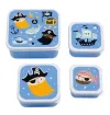 Σετ 4 δοχεία φαγητού Lunch & Snack Box - Pirates - A little lovely company