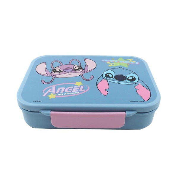 Δοχείο Φαγητού Πλαστικό με 3 Χωρίσματα Stitch 1000ml - GIM