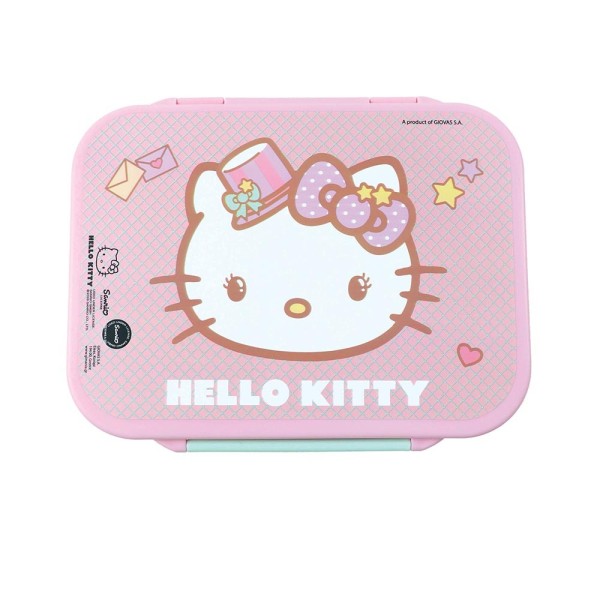 Δοχείο φαγητού 3χωρων Hello Kitty - GIM