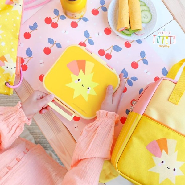 Δοχείο φαγητού Bento με χωρίσματα- 900ml - Shooting star - A Little Lovely Company