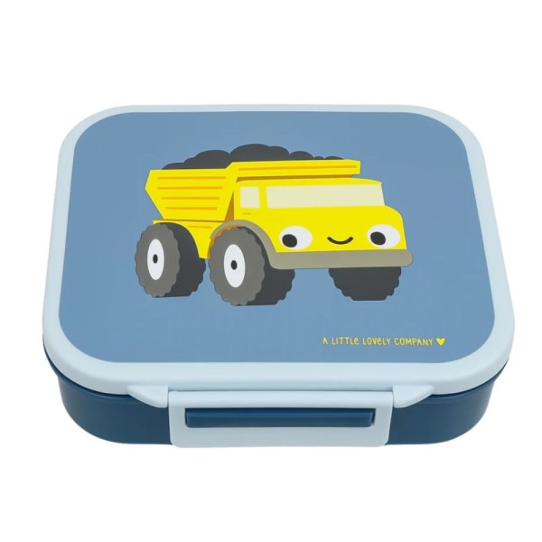 Δοχείο φαγητού Bento με χωρίσματα- 900ml - Dump truck - A Little Lovely Company