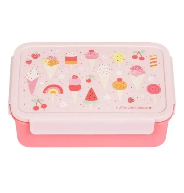 Δοχείο φαγητού Bento με χωρίσματα- 1,2 L- Ice-cream - A Little Lovely Company
