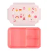 Δοχείο φαγητού Bento με χωρίσματα- 1,2 L- Ice-cream - A Little Lovely Company