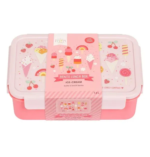Δοχείο φαγητού Bento με χωρίσματα- 1,2 L- Ice-cream - A Little Lovely Company