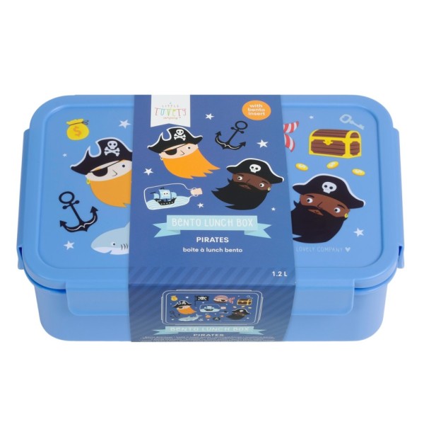 Δοχείο φαγητού Bento με χωρίσματα- 1,2 L-Pirates - A Little Lovely Company Δοχείο φαγητού Bento με χωρίσματα- 1,2 L-Pirates - A Little Lovely Company
